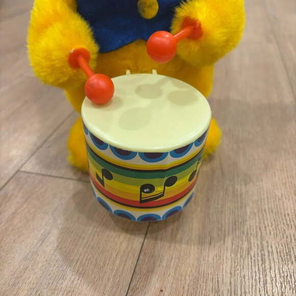 Vintage Teddy the Cheerleader Bear with Box 1980s NOT working for Parts/Repair - Picture 8 of 10